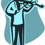 Violinist clipart
