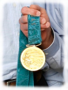 Gold Medal closeup