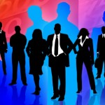 People at work image